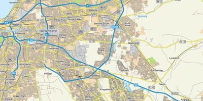 Карта Делфт Кејптаун