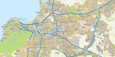 Карта Эппинг Кејптаун