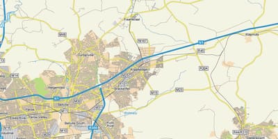 Карта Кејптауну Кејптаун