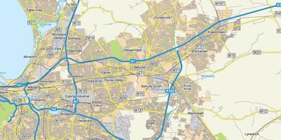 Карта улица мапи Бельвиля Кејптаун