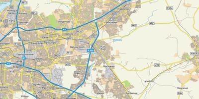 Карта kuilsriver Кејптаун