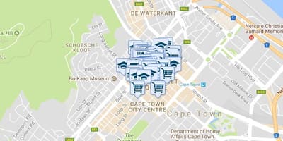 Карта shortmarket улица Кејптаун